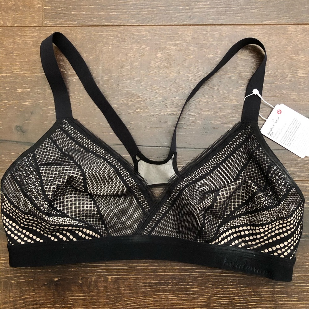 Lululemon Awake to Lace Bra black 34 C NWT